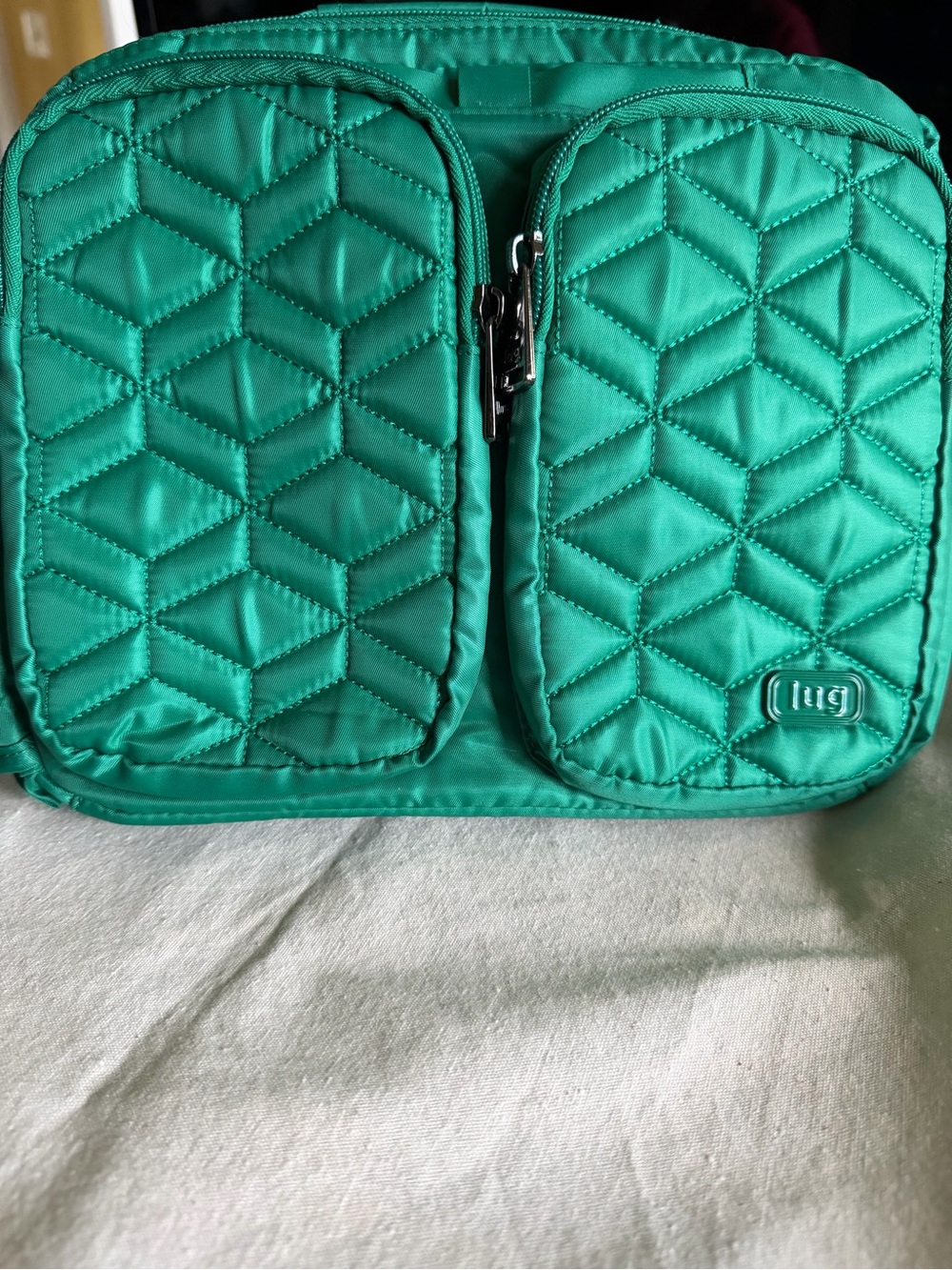 Lug Navigator Crossbody in Emerald Green